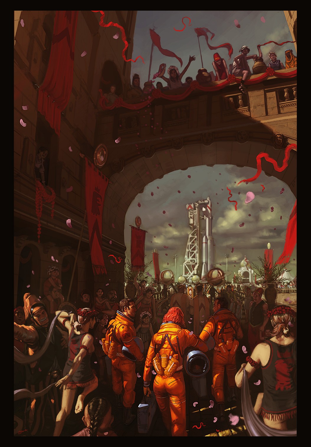 Launch Day by Stanley Von Medvey